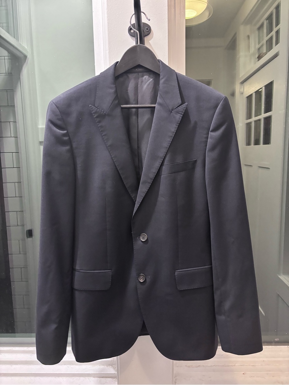 Hugo Boss Navy Two-Button Sport Coat